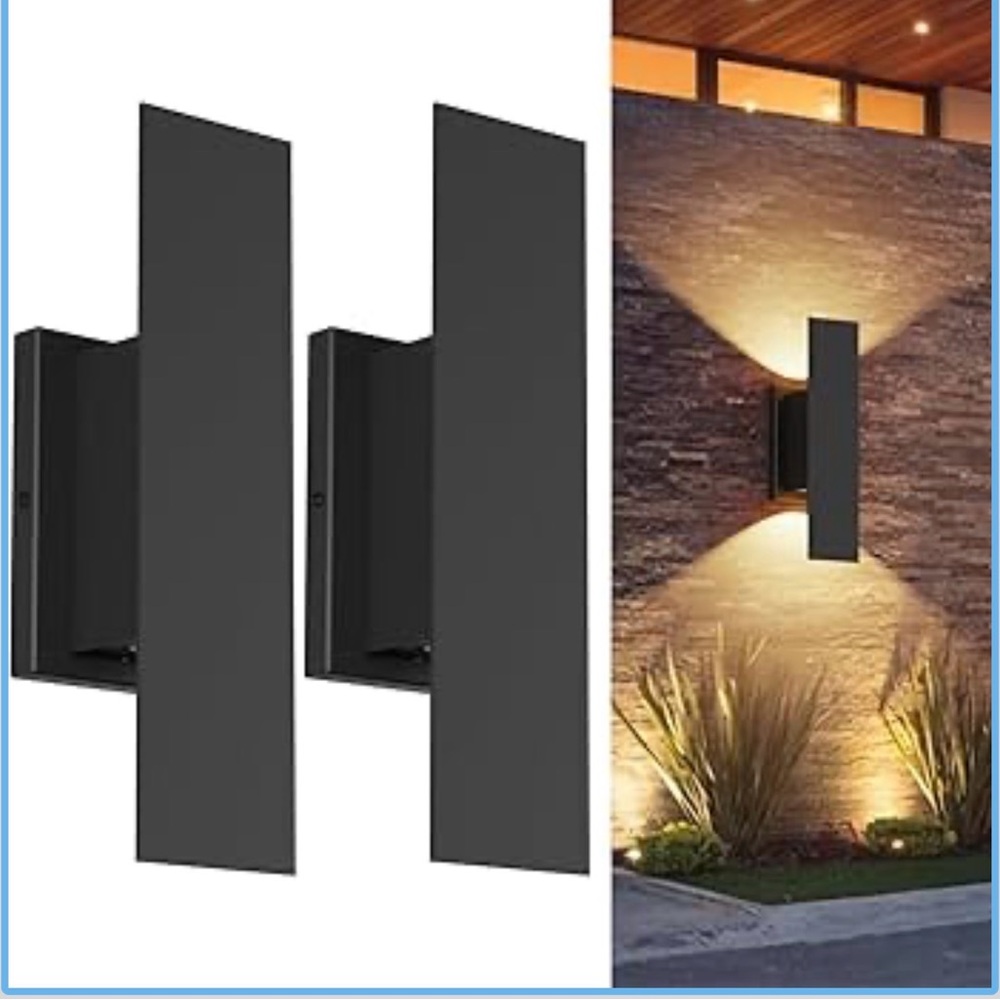 BNIB set of 2 LED Up Down Wall Light